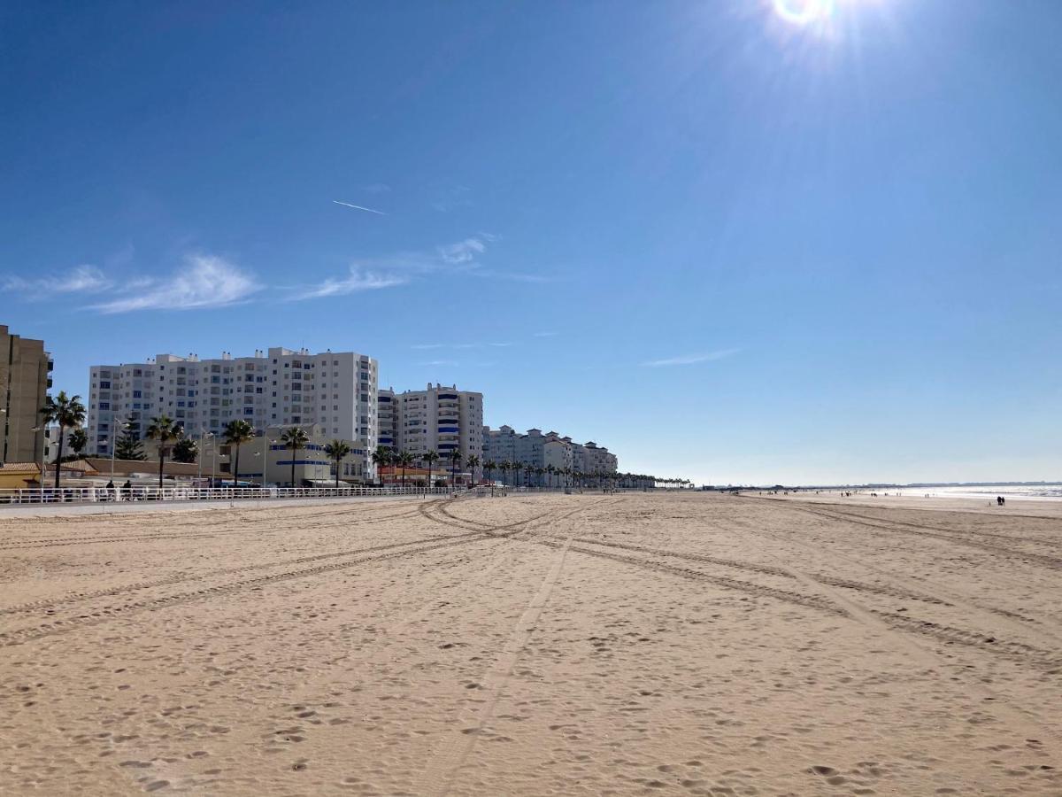 Appartamento Atico Valdelagrana Playa - Aire Acondicionado Y Piscina El Puerto de Santa María Esterno foto